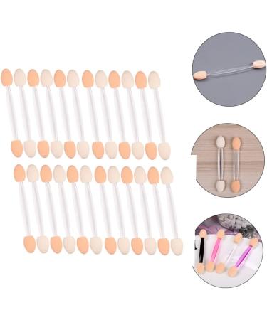 Angoily 50pcs Two-color Eyeshadow Brush Eye Shadow Concealer Eyeshadow Cosmetic Woman Tool Girl - Buy Online on SooperMarket.com