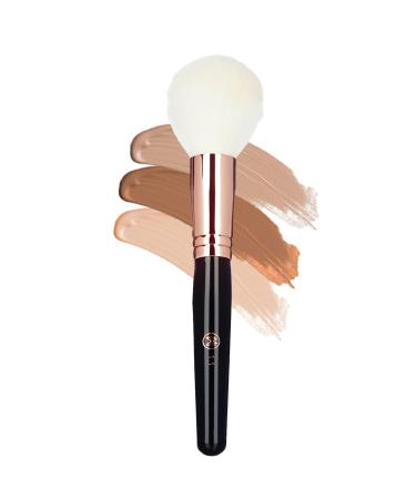 Professional Tapered Blending Brush - Eyeshadow Smudging Makeup Brush for Mineral Powder & Cream Makeup Tool - 1.1 Large Tapered Powder Brush