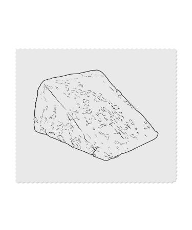 2 x 'Stilton Cheese' Microfiber Lens/Eyeglass Cleaning Cloths (LC00020812)