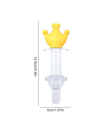 Calakono Yellow Medicine Dispenser for Children | Cute Baby Feeder & Pacifier Medical Dispenser | Ideal for Newborns & Baby Feeding Utensils - Buy Online on SooperMarket.com