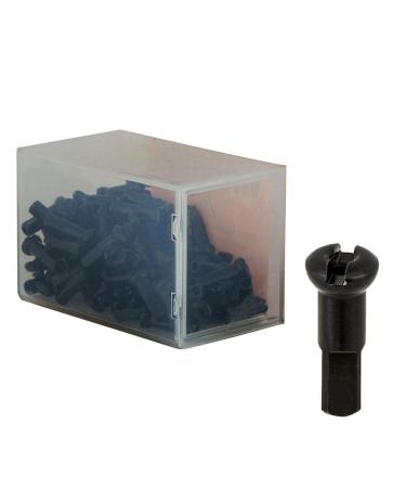 DT Swiss Spoke Nipple Brass 2.0X14MM Prohead Black - Box of 100 - N0BD20140S0100