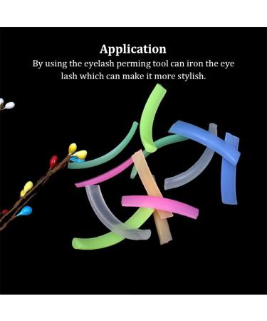 Dajidafu 6 Pairs Eyelash Curling Tool Reusable Silicone Eye Lash Ironing Tools Replacement Part Makeup for Professional Salon - Buy Online on SooperMarket.com