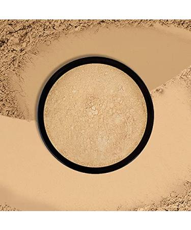 Emani Vegan Cosmetics Mineral Crushed Powder Foundation - Full Coverage HD Finish, Pore Minimizing, Organic & Vegan, Gluten/Cruelty Free, Buildable Coverage Sand (Medium) - Buy Online on SooperMarket.com