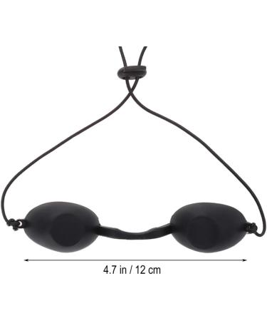 FOMIYES Sun Bed Eye Goggles Sun Bed Eye Goggles Tanning Bed Goggles Eye Protection Tanning Eyewear Sunbed Sunglasses for Tanning Beds LED Light (Black) Sun Bed Eye Goggles Tanning Goggles - Buy Online on SooperMarket.com
