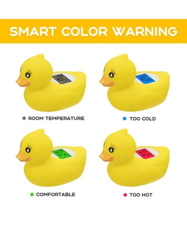 Digital Baby Bath Tub Thermometer - Upgraded Duck Toy with Temperature Alerts for Infants & Toddlers - Buy Online on SooperMarket.com
