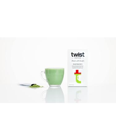 Raspberry Matcha Green Tea - 20 Single Serve Sachets - Twist Teas - Buy Online on SooperMarket.com