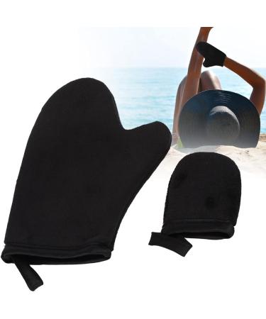 Tanningfor Totally Even Self Tanning Lotion Apply Solid & Comfortable Double Sided Design Thumb Area for Slip Protection Suitable and Other Lotions (Black) - Buy Online on SooperMarket.com