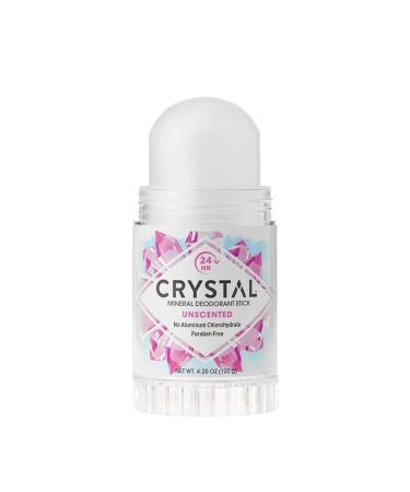 CRYSTAL Mineral Deodorant Stick - Unscented 24-Hour Odor Protection - Aluminum & Paraben Free - 4.25 oz (2 Pack) - Buy Online on SooperMarket.com