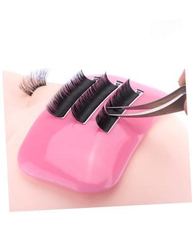 NOLITOY Eyelash Extension Tools | Reusable Lash Gasket Silicone Pads & Trays | Premium Beauty Tools for False Lashes - Medium Pink - Buy Online on SooperMarket.com