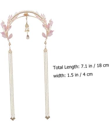 FOYTOKI 1pc Ancient Style Hair Crown Headdress Long Tassel Hair Accessory Vintage Hanfu Hair Accessory Chinese Traditional Hair Accessory Long Tassel Headdress Chinese Style Headband - Buy Online on SooperMarket.com