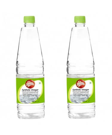 Double Horse Filtered Pure White Vinegar 1l * 2 | Pack of 2 | Boost Immunity | Helps in Digestion