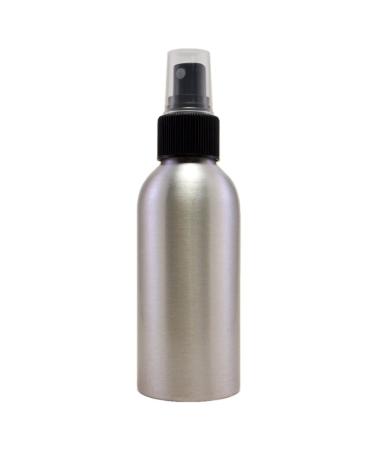 4 fl oz Aluminum Bottle with Black Spray Cap (Single) 4.3 Ounces