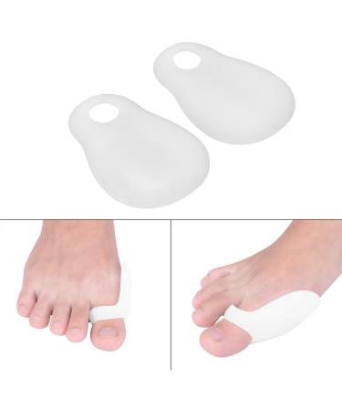 2Pcs Silicone Toe Separators for Thumb Valgus Corrector and Bunion Cushion - Buy Online on SooperMarket.com