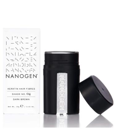 Nanogen Keratin Thickening Hair Fibres 15 g Dark Brown Dark Brown 15 g (Pack of 1)