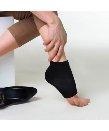 Beaupretty Invisible Heel Elevators - Moisturizing Sock Cushions for Men & Women | 12.5x11 cm Pink Insoles - Buy Online on SooperMarket.com