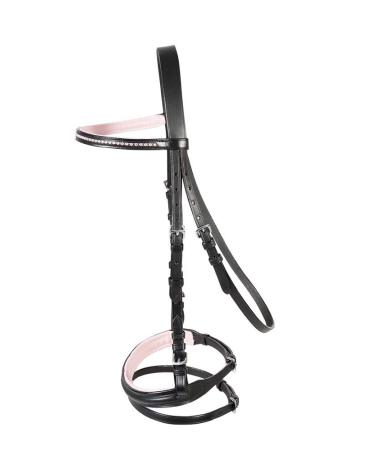 PFIFF bridle Staines black-pink Pony Pony Black / Pink