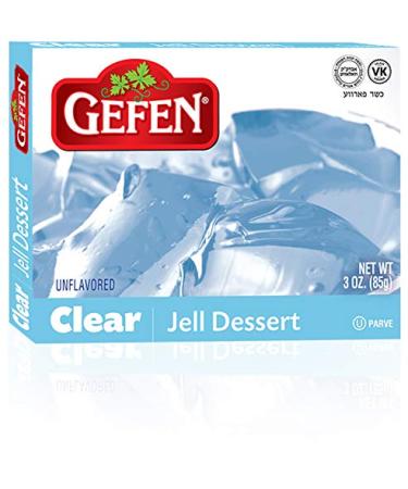 Gefen Clear Unflavored Jello, 3oz (1 Pack)