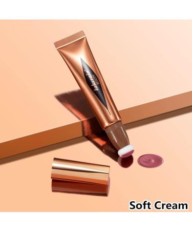 Go Ho Liquid Blush Beauty Wand Soft Cream Blush Makeup Liquid Face Blush Stick Contouring with Cushion Applicator Easy to Blend & Long Lasting & Smooth Natural Dewy Finish 02 Happy Rose Blush 02 # Happy Rose Blush Liquid - Buy Online on SooperMarket.com