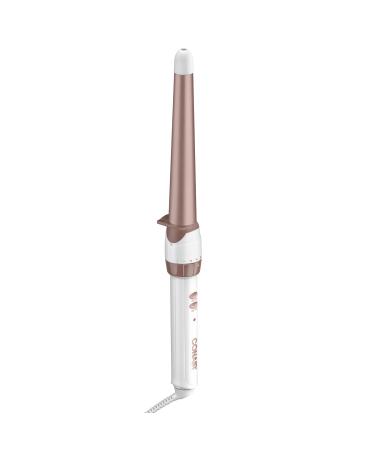 Conair Double Ceramic 1 1/4-inch to 3/4-inch Curling Wand, Tapered wand produces beachy waves