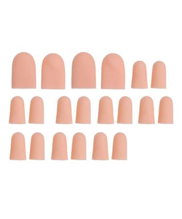 Gel Toe Cap Silicone Toe Protector Toe Protector 10 Pairs Silicone Finger Cot Men Women Silicone Pain Relief Toe Cap Fingertips Protection Finger Support Gloves Toe Sleeves