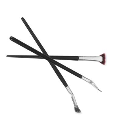 PLAFOPE 1 Set Fan Mascara Brush Mascara Wands Mascara Makeup Tools Makeup Brushes Lash Separator Tool Lash Eyebrow Brush Folding Angle Scalloped Lash Brush Eye Brow Application