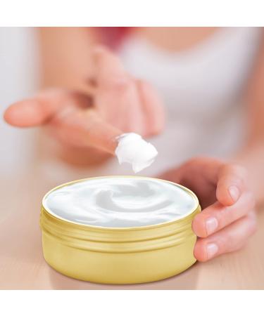 0.5-Ounce Aluminum Tin Jar 15ml Refillable Container with Clear Screw Lid - 12 Pcs Gold Color for Lip Balm, Cream & Cosmetics - Buy Online on SooperMarket.com