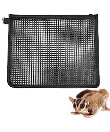 tinkare Sugar Glider Nail Trimmer Nails Trimming Pouch Mesh Trim Bag for Guinea Pig Rat Ferrets Small Pets