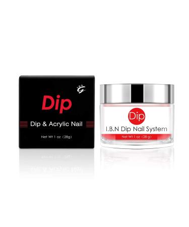 I.B.N Pink Nail Dipping Powder with Added Vitamin | Acrylic Dip Powder Colors 1oz/28g | No Need for Nail Dryer Lamp | DIP 044 - Buy Online on SooperMarket.com