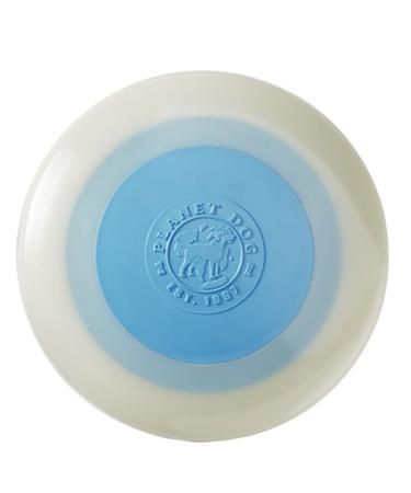 Planet Dog Orbee-Tuff Zoom Flyer Disc Glow-In-The-Dark Dog Fetch Toy Large Glow/Orange Large
