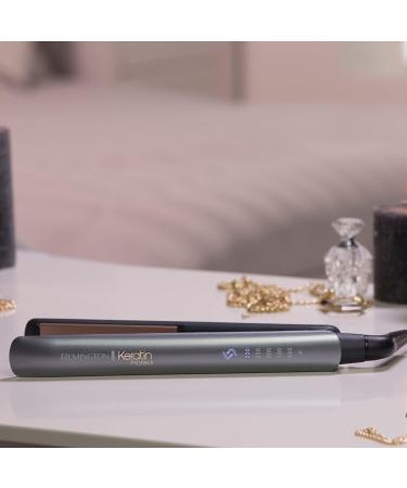 Remington Keratin Protect Intelligent Hair Straightener S8598 - Heat Sensor, Keratin & Almond Oil Infused Plates - Buy Online on SooperMarket.com