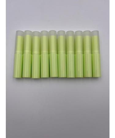 10-Pack Green Lipstick Case Containers | Empty Lip Balm Tubes for DIY Homemade Lip Balm | 4g Plastic Sleeves - Buy Online on SooperMarket.com