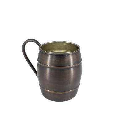 Copper Grande Cup No 2 Plain 1000 Ml Oxide (1 lt) - pure natural copper cup