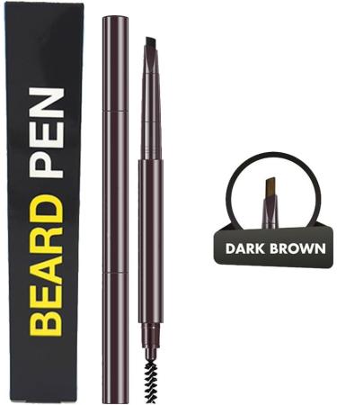 Evember Bartf ller - Waterproof Beard Filler for Men 2-in-1 Brush & Pencil in Dark Brown | Natural Finish Weld-Resistant - Buy Online on SooperMarket.com