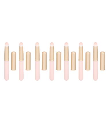 Lip Brushes Set for Precise Application 8 in 1 Portable Round Head Lip Smudge Brush Loose Powder Brush for Makeup Artists and Beauty Enthusiasts