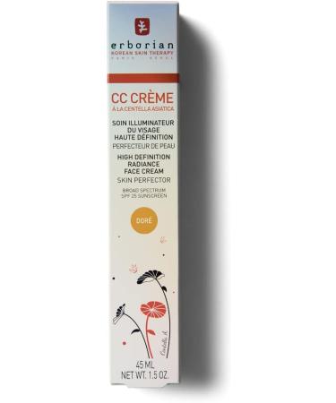 Erborian CC Cream with Centella Asiatica - Korean Skincare Tinted Moisturizer SPF 25 - Fair Shade 15 ml (Pack of 1) - Buy Online on SooperMarket.com