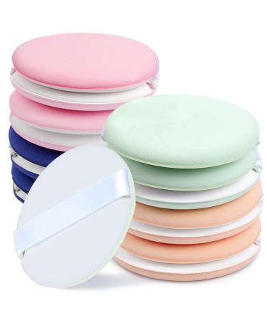 16 Pieces Cushion Foundation Powder Puff  Teenitor Air Cushion Makeup Puffs Round Makeup Sponges  4 Colors Air Cushion Powder Puff  Latex-Free Blending Sponge for Liquid  Cream  Foundation and Powder 16pcs 4 colors