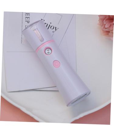 WOONEKY 1Pc pore cleaner travel USB humidifier white facial mister sprayer face steamer sprayer 14.1x4cm - Buy Online on SooperMarket.com