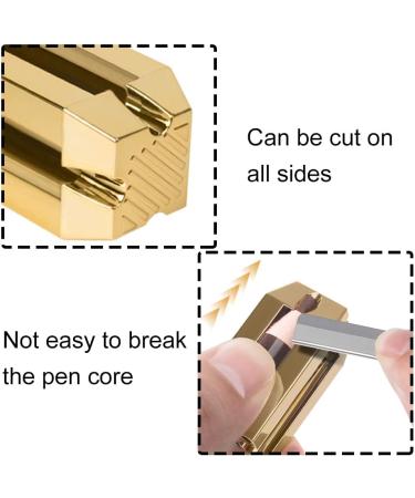 Mini Cosmetic Pencil Sharpener Trimmer for Eyebrow, Eye Liner, Lip Liner - Manual Cutter for Precision Makeup Application - Buy Online on SooperMarket.com