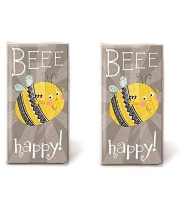 20 handkerchiefs (2x 10) Beee happy/Bee Multicoloured 10 pieces (pack of 2)