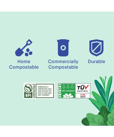 Repurpose 3 Gallon Compostable Bin Trash Bags - BPI Certified - 200 Bags (50 Count, 4 Pack) - Buy Online on SooperMarket.com