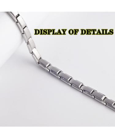 Women Lymph Drainage Magnetic Bracelet The New Trend of Multifunctional Bracelets to Help Sleep for Man Woman Student Family Friend and A Nice Gift (1 Item-Silver&Gold) - Buy Online on SooperMarket.com