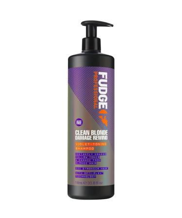 Shampoo by Fudge Clean Blonde Damage Rewind Violet-Toning Shampoo 1000ml
