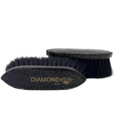 Haas Diamond Noir with 5 cm long horsehair bristles and gold glitter
