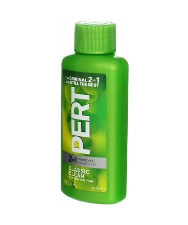 Pert Plus 2-in-1 Shampoo & Conditioner Classic Clean 1.70 oz - Pack of 6 - Buy Online on SooperMarket.com