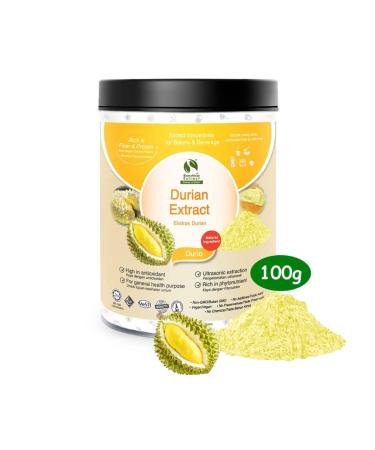 7x Halal Musang Durian Extract Powder 100g Made From 100% Pure Fruit Pulp. Perfect For Home-Based Chef & Cooks For Cakes