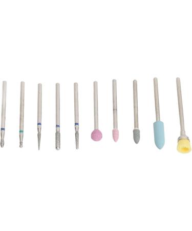 Professional Nail Drill Bits Set with Less Dust Tungsten Steel Ceramics High Hardness for Reshaping Smoothing Buffing Engraving Versatile Use Convenient Storage for Gel - Buy Online on SooperMarket.com