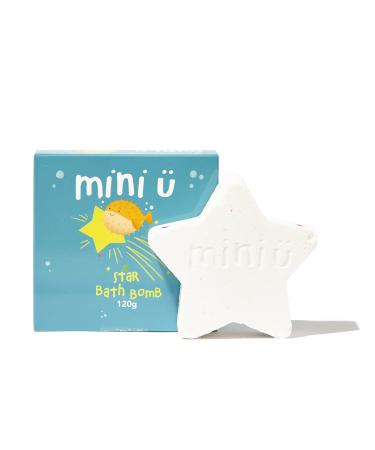Mini U Star Fizzing Bath Bomb - Moisturising Shea Butter -Bathtime Fun Bath Toys - Vegan Cruelty Free - *Award Winning* - Perfect Childrens Gift Kiwi 120 g (Pack of 1)