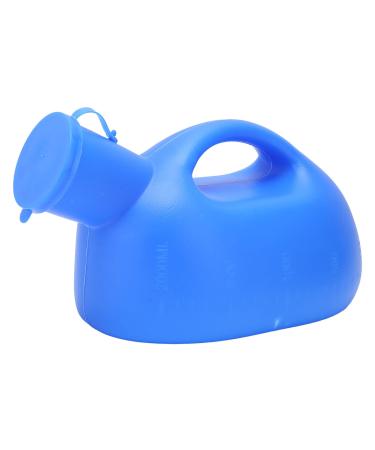 Male Urinal 2000ML Large Capacity Spill Proof Urine Pee Bottle with Lid and Handle Design Men Urine Collector for Home Camping Car Travel