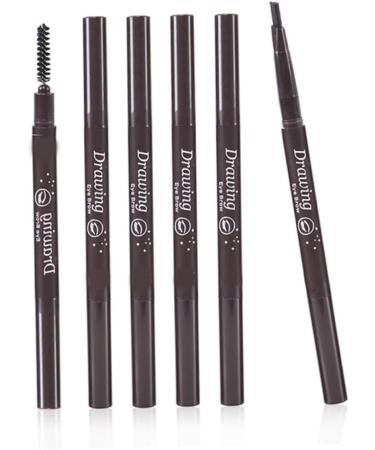 HAPINARY 3pcs 2 1 Eyebrow Pencil Waterproof Eyebrow Pencils Eyebrow Brush Waterproof Brow Pencil Stand Preamp - Buy Online on SooperMarket.com