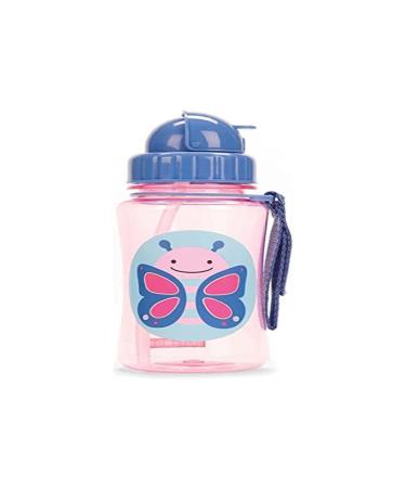 Skip Hop Toddler Sippy Cup with Straw  Zoo Straw Bottle  Butterfly